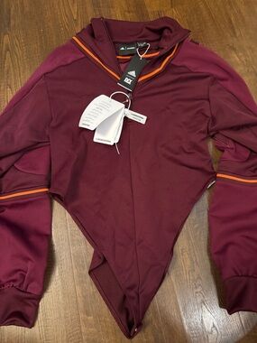 Adidas x Ivy Park Beyoncé Maroon Bodysuit Limited Edition NWT